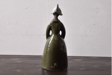 アンティーク雑貨　スウェーデン製　Gantofta Elsi Bourelius　ビンテージ花瓶