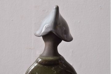 アンティーク雑貨　スウェーデン製　Gantofta Elsi Bourelius　ビンテージ花瓶