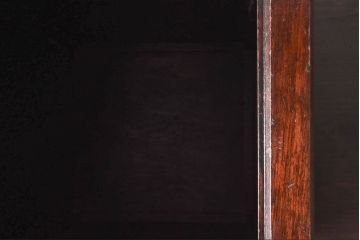 アンティーク雑貨　中古　北海道民芸家具　シックな色合いの屑箱(ごみ箱)(1)