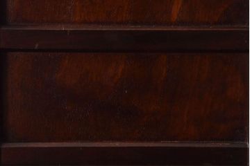 アンティーク雑貨　中古　北海道民芸家具　シックな色合いの屑箱(ごみ箱)(1)