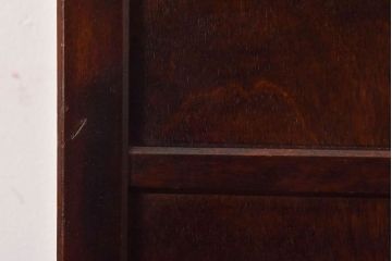 アンティーク雑貨　中古　北海道民芸家具　シックな色合いの屑箱(ごみ箱)(1)