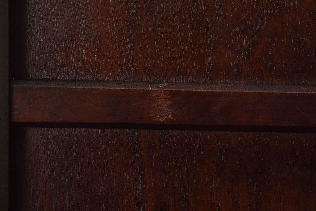 アンティーク雑貨　中古　北海道民芸家具　シックな色合いの屑箱(ごみ箱)(2)