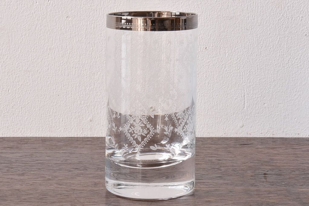 未使用品　ノリタケ(Noritake)　SCHOTT　ZWIESEL(ショット・ツヴィーゼル)　タンブラーペアセット(銀彩)(グラス、コップ)