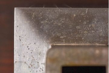 アンティーク雑貨　【H様ご成約済み・ご決済用】蓮田修吾郎　朧銀　一輪生　スタイリッシュなデザインの花瓶(文化勲章、受章)