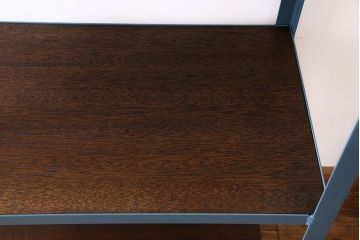 ラフジュオリジナル　落ち着いた色合いのアイアンラック(飾り棚、陳列棚)