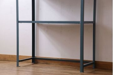 ラフジュオリジナル　落ち着いた色合いのアイアンラック(飾り棚、陳列棚)