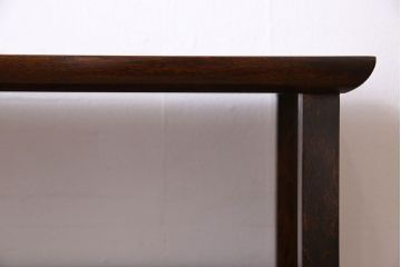 中古　松本民芸家具　深みのある色合いでシックな雰囲気漂う書棚(本棚、飾り棚)