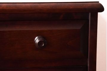 中古　北海道民芸家具　絶版品　赤みがかった色合いが魅力的な小引き出し(整理箱、チェスト)(1)