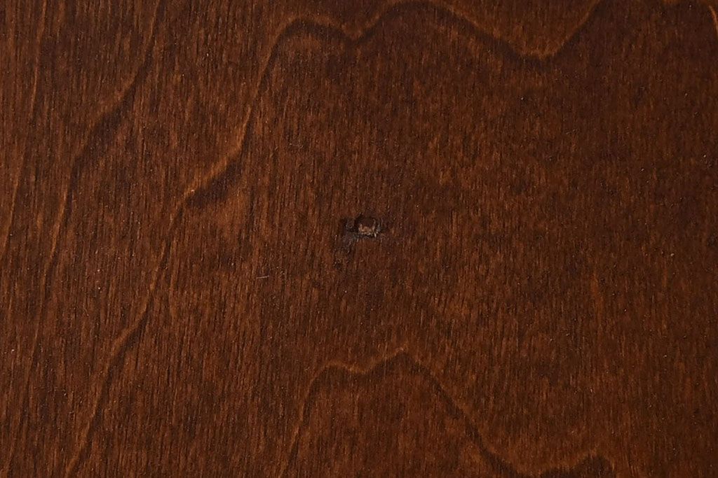 中古　北海道民芸家具　絶版品　赤みがかった色合いが魅力的な小引き出し(整理箱、チェスト)(1)