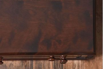 中古　北海道民芸家具　絶版品　赤みがかった色合いが魅力的な小引き出し(整理箱、チェスト)(2)