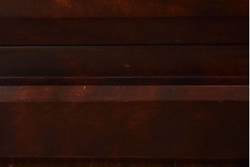 中古　北海道民芸家具　絶版品　赤みがかった色合いが魅力的な小引き出し(整理箱、チェスト)(2)