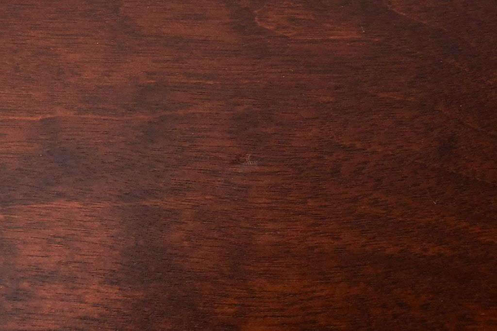 中古　北海道民芸家具　絶版品　赤みがかった色合いが魅力的な小引き出し(整理箱、チェスト)(2)