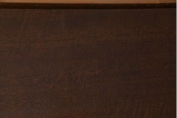 アンティーク家具　和製アンティーク　古い木の鉄脚ローテーブル(飾り台、テレビ台)(1)