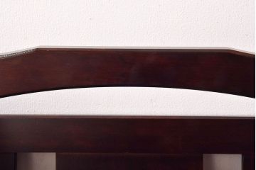 中古　北海道民芸家具　シックな雰囲気漂うマガジンラック