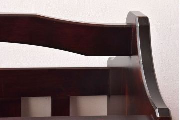 中古　北海道民芸家具　シックな雰囲気漂うマガジンラック