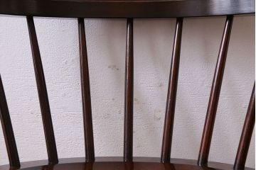 松本民芸家具　91型　和モダンなビンテージダイニングチェア(椅子、イス、キャプテンチェア)
