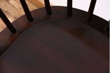 松本民芸家具　91型　和モダンなビンテージダイニングチェア(椅子、イス、キャプテンチェア)(1)