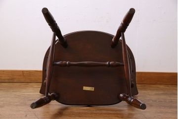 松本民芸家具　91型　和モダンなビンテージダイニングチェア(椅子、イス、キャプテンチェア)(1)