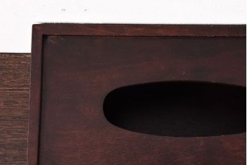 アンティーク雑貨　中古　北海道民芸家具　シックなティッシュケース(ティッシュボックス)(1)