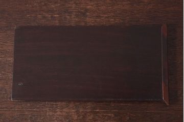 アンティーク雑貨　中古　北海道民芸家具　シックなティッシュケース(ティッシュボックス)(1)