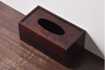 アンティーク雑貨　中古　北海道民芸家具　シックなティッシュケース(ティッシュボックス)(2)