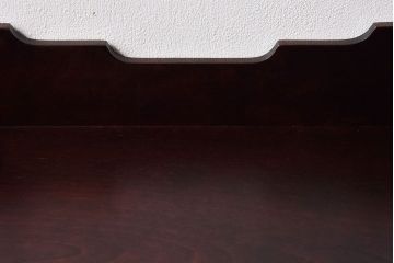 アンティーク雑貨　中古　北海道民芸家具　深みのある木の色合いが魅力的な書類箱(収納箱)