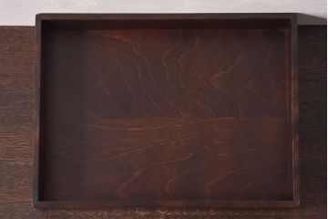 アンティーク雑貨　中古　北海道民芸家具　深みのある木の色合いが魅力的な書類箱(収納箱)