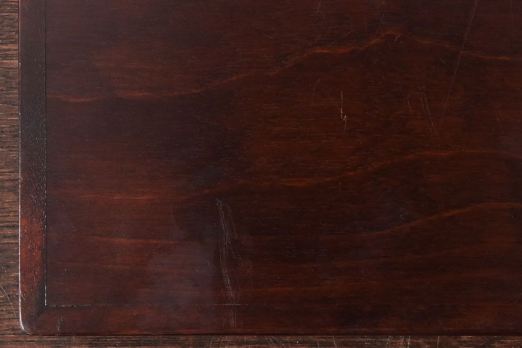 アンティーク雑貨　中古　北海道民芸家具　深みのある木の色合いが魅力的な書類箱(収納箱)