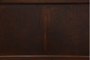 和製アンティーク　古いヒノキ材の升目蔵戸(引き戸、建具、玄関戸)