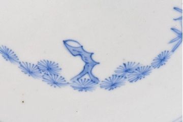 アンティーク雑貨　和食器　江戸期　古伊万里・微塵唐草　アンティーク大皿