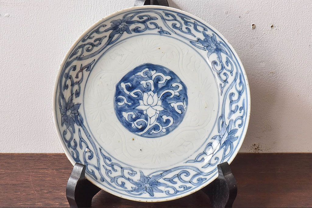 中国古陶 枇杷色 施釉皿 唐時代 imgrc0102773584.jpg