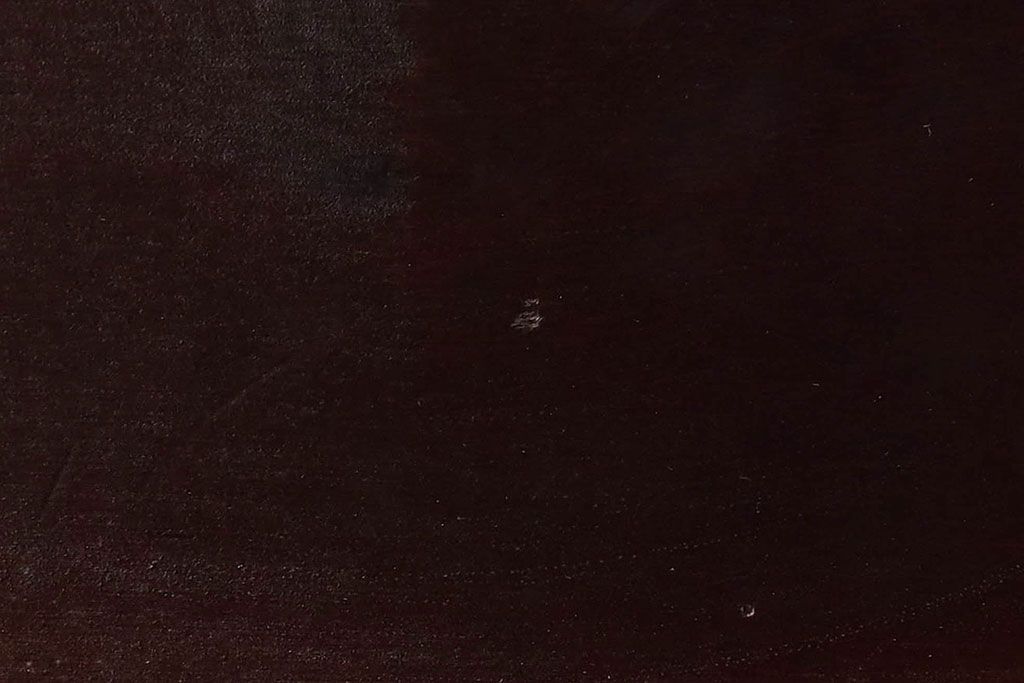 中古　木製　卓上にも使えるシックな彫刻入り小引き出し(小物収納)