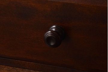 中古　北海道民芸家具　滑らかな木の質感が魅力的な面白小箱(小引き出し)(2)