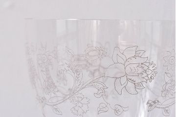 ROYAL DOULTON(ロイヤルドルトン)　MINTON(ミントン)　クリスタルペアワイングラス