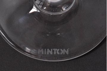 ROYAL DOULTON(ロイヤルドルトン)　MINTON(ミントン)　クリスタルペアワイングラス