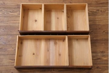 アンティーク家具　和製アンティーク　栗材　木の質感が味わい深い木製デスク(片袖机、在宅ワーク、在宅用ワークデスク、作業台)