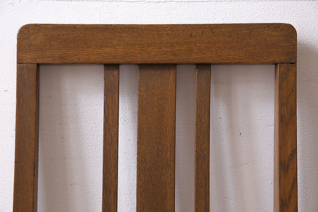 レトロ家具　昭和レトロ　温かな雰囲気漂うアンティークチェア(椅子、イス、ダイニングチェア)