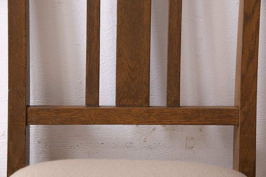 レトロ家具　昭和レトロ　温かな雰囲気漂うアンティークチェア(椅子、イス、ダイニングチェア)