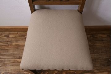 レトロ家具　昭和レトロ　温かな雰囲気漂うアンティークチェア(椅子、イス、ダイニングチェア)