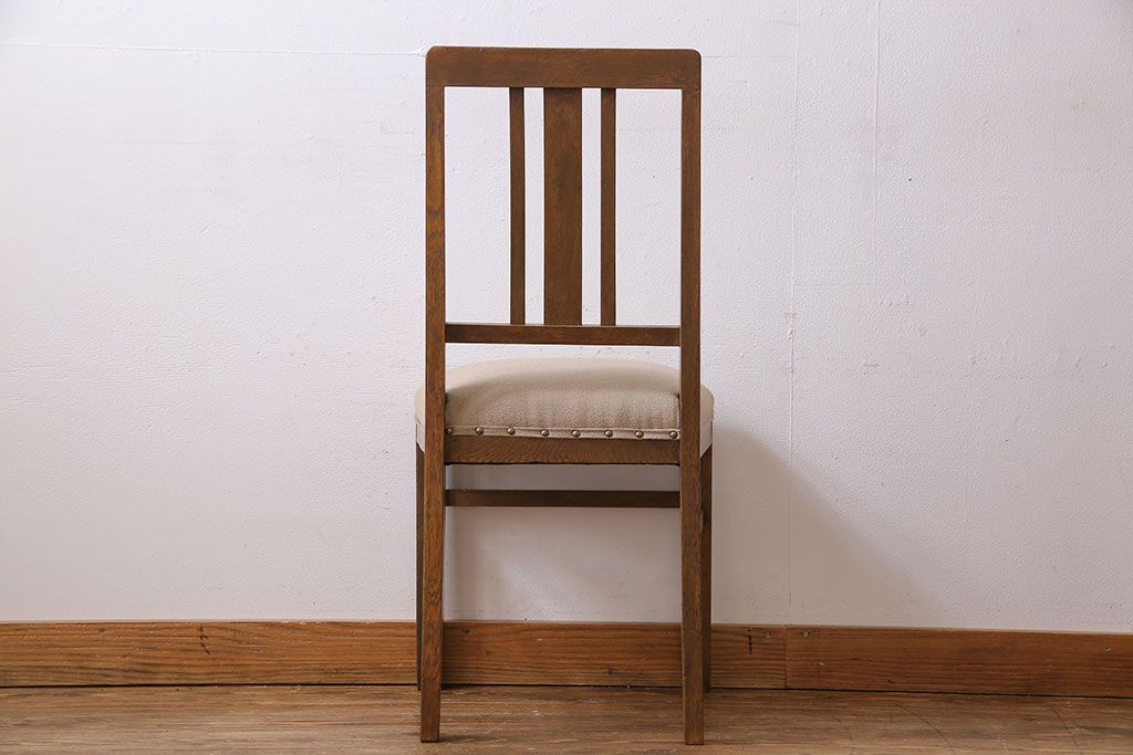 レトロ家具　昭和レトロ　温かな雰囲気漂うアンティークチェア(椅子、イス、ダイニングチェア)