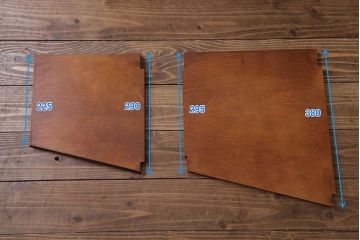 中古　北海道民芸家具　OM151　シックな食器棚(キャビネット、収納棚)(定価130万円)