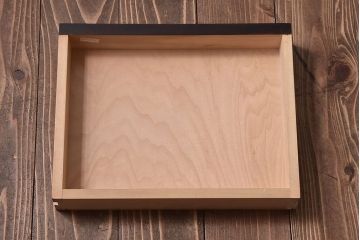 アンティーク雑貨　中古　北海道民芸家具　HM861K　小振りな電話台(キャビネット、飾り台、花台)