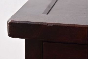 アンティーク雑貨　中古　北海道民芸家具　HM861K　小振りな電話台(キャビネット、飾り台、花台)