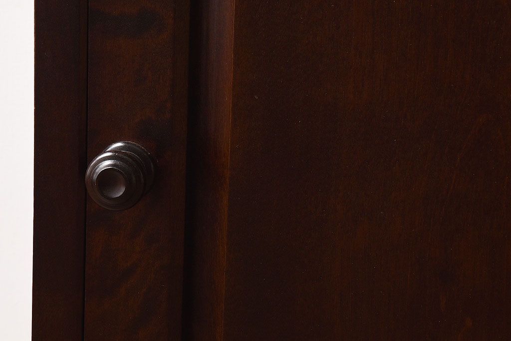 アンティーク雑貨　中古　北海道民芸家具　HM861K　小振りな電話台(キャビネット、飾り台、花台)