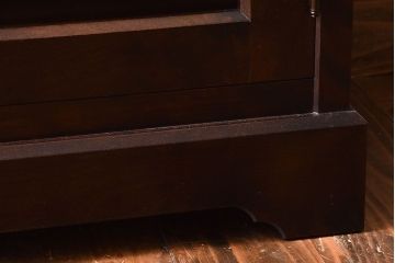 アンティーク雑貨　中古　北海道民芸家具　HM861K　小振りな電話台(キャビネット、飾り台、花台)