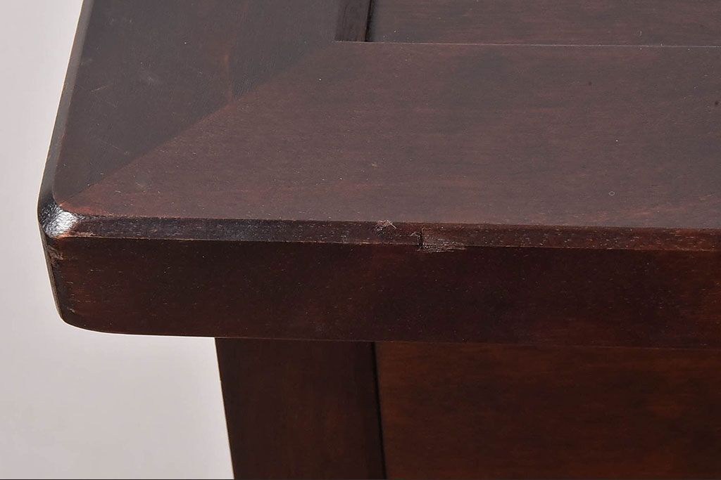 アンティーク雑貨　中古　北海道民芸家具　HM861K　小振りな電話台(キャビネット、飾り台、花台)