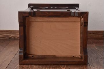 アンティーク雑貨　中古　北海道民芸家具　HM861K　小振りな電話台(キャビネット、飾り台、花台)