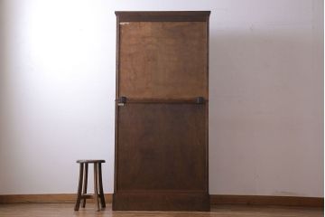 中古　北海道民芸家具　上品な雰囲気漂うライティングビューロー(収納棚)(定価約50万円)