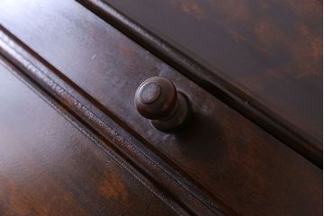 中古美品　松本民芸家具　H型ボールフットライティングビューロー(ワークデスク、在宅ワーク、在宅用)