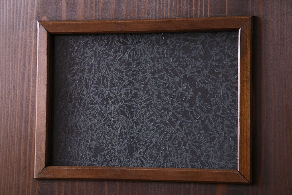 和製アンティーク　木製　背の高いシンプルな引き戸(建具)